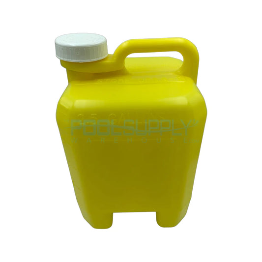 CHLORINE JERRY JUG KIT, BRIGHT YELLOW LG CAP SQUARE CORNERS PLUS CHLORINE