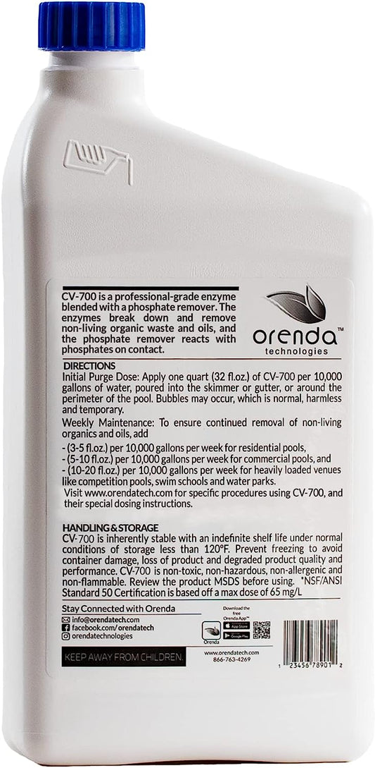 ORENDA CV 700 ENZYME + PHOSPHATE REMOVER QT